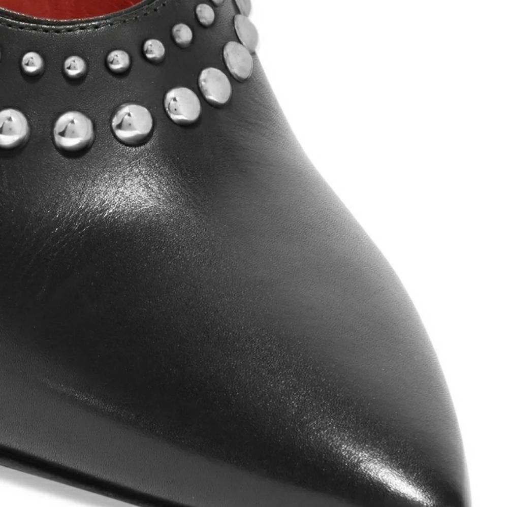 **HP** 3.1 PHILIP LIM Studded Black Leather Booties - Picture 8 of 16